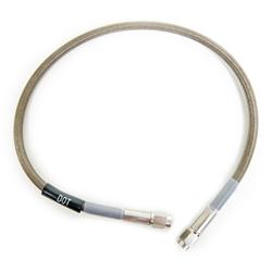 Brake Line, Universal, Braided Stainless Steel, 21 in. Length, -3 AN Female, -3 AN Female, Each