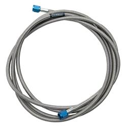 Hose, Nitrous, Braided Stainless Steel, -6 AN Female End, Blue, -6 AN Female End, Blue, 72 in. Length, Each