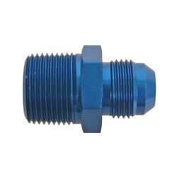 Fitting, Adapter, AN to NPT, Straight, Aluminum, Blue Anodized, -10 AN, 3/4 in. NPT, Each