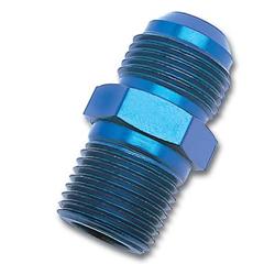 Fitting, Adapter, AN to NPT, Straight, Aluminum, Blue Anodized, -12 AN, 3/4 in. NPT, Each