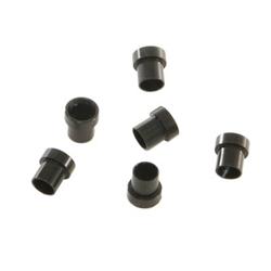 Adapter Fitting, Tube Sleeve; Black; -04AN; Tube Size .25 in.; Quantity 6