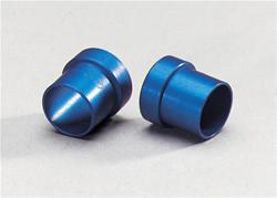 Fitting, Tube Sleeve, -6 AN, Aluminum, Blue, Pair