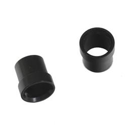 Fittings, Tube Sleeve, -6 AN, Aluminum, Black, Pair