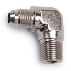 Fitting, Adapter, AN to NPT, 90 Degree, Aluminum, EnduraShine, -12 AN, 3/4 in. NPT, Each