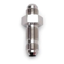 Fitting, Straight, Bulkhead, -8 AN Male, Aluminum, EnduraShine, Each