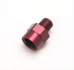 Fitting, Reducer, NPT to NPT, Straight, Aluminum, Red Anodized, 1/8 in. NPT, 1/4 in. NPT, Each