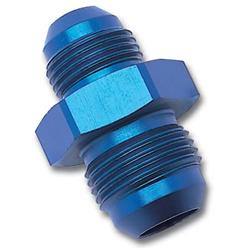 Fitting, Reducer, AN to AN, Straight, Aluminum, Blue Anodized, -4 AN, -3 AN, Each