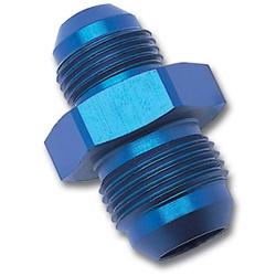 Fitting, Reducer, AN to AN, Straight, Aluminum, Blue Anodized, -10 AN, -6 AN, Each