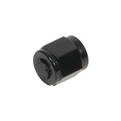 Adapter Fitting, Flared Tube Cap Assembly; -04AN; Black Finish