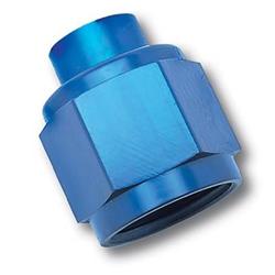 Fitting, Cap, -8 AN, Aluminum, Blue Anodized, Each