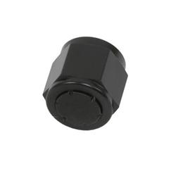 Adapter Fitting, Flare Cap; Black; -10AN