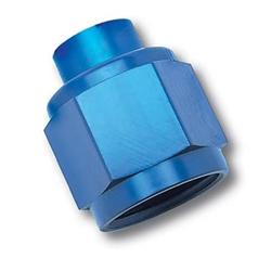 Fitting, Cap, -12 AN, Aluminum, Blue Anodized, Each