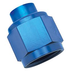 Fitting, Cap, -16 AN, Aluminum, Blue Anodized, Each