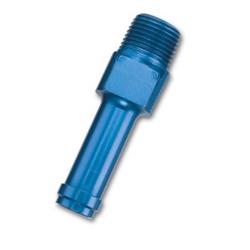 Fitting, Adapter, NPT to Hose Barb, Straight, Aluminum, Blue Anodized, 3/4 in. NPT, 3/4 in. Hose Barb, Each