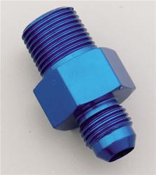 Fitting, Pro Classic, Gauge Adapter, Straight, -6 AN to 3/8 in. NPT, Blue, Each