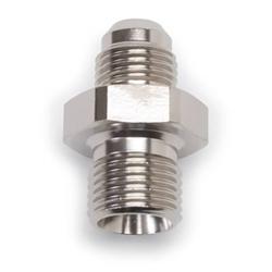 Fitting, Adapter, AN to Metric Threads, Straight, Aluminum, EnduraShine, -8 AN, M14 x 1.5, Each