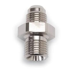 Fitting, Adapter, AN to Metric Threads, Straight, Aluminum, EnduraShine, -8 AN, M16 x 1.5, Each