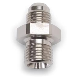 Fitting, Adapter, AN to Metric Threads, Straight, Aluminum, EnduraShine, -10 AN, M18 x 1.5, Each