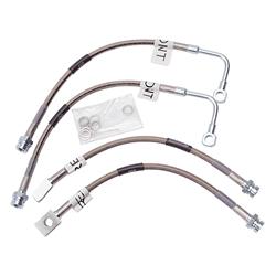 Brake Lines, Street Legal, Braided Stainless Steel, Chevy, Kit