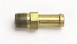 Fitting, Adapter, NPT to Hose Barb, Straight, Brass, Natural, 1/4 in. NPT, 10mm Hose Barb, Each