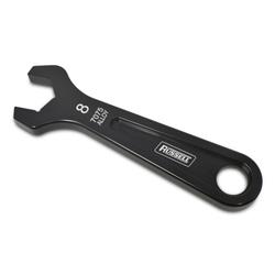 AN Wrench, 1-Piece, Aluminum, Black, -8 AN, Each