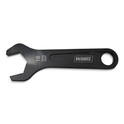 AN Wrench, 1-Piece, Aluminum, Black, -16 AN, Each