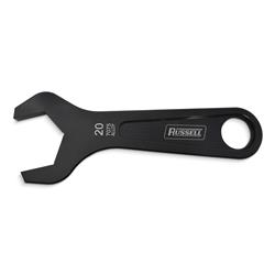 AN Wrench, 1-Piece, Aluminum, Black, -20 AN, Each