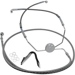 Brake Line Kit, Front, Fits Harley, FXDWG, 1984-1999