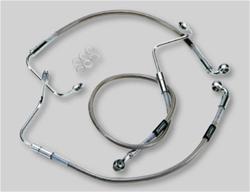 Brake Line Kit, Front, Fits Harley, FLST, 97-03