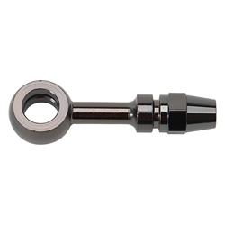 Fittings, Brake Adapter, Straight, Banjo 10mm, 3/8 in. Compression, Steel, Black Anodized, Each