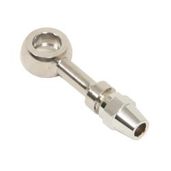 Fitting, Brake, Straight, 10mm Banjo, 3/8 in. Compression, Steel, Chrome, Each