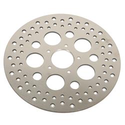 Brake Rotor, Stainless Steel, Cross-Drilled, 11.5 in. Diameter, Harley-Davidson®, Front, Each