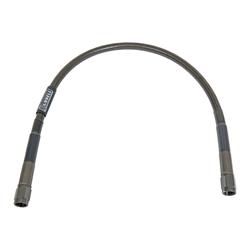 Brake Line, Braided Stainless Steel Hose, Female -3 AN to Female -3 AN, 17.0 in. Length, Black/Smoke, Each