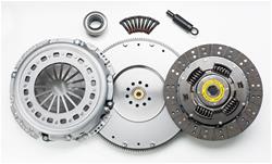 Clutch Kit, Conversion Clutch Kit, Single, 1.375 in. - 10-spline, Organic Disc, Pressure Plate, Flywheel, Dodge, 5.9L Diesel, 6.7L Diesel, Kit