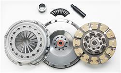 Clutch Kit, Organic, Flywheel, Steel, Throw-out Bearing, Alignment Tool, Pilot Busing Kevlar®, Hardware, 6.4L, Ford, Kit