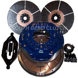 Clutch Kit, Competition Dual Disc, 1.375 in. - 10-spline, Sintered Iron Disc, Pressure Plate, Dodge, Ram, Kit