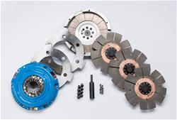 Clutch Kit, Competition Triple Disc, 1.375 in. - 10-spline, Sintered Iron Disc, Pressure Plate, Chevy, GMC, 6.6L Diesel, Kit