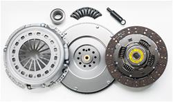 Clutch Kit, Conversion Clutch Kit, Single, 1.250 in. - 10-spline, Organic Disc, Pressure Plate, Flywheel, Dodge, 5.9L Diesel, 6.7L Diesel, Kit