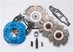 Clutch Kit, Competition Dual Disc, 1.375 in. - 10-spline, Sintered Iron Disc, Pressure Plate, Ford, 6.4L Diesel, Kit