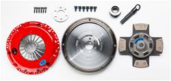 Clutch Kit, Stage 4 X-Series, Single, 0.880 in. - 28-spline, Ceramic Disc, Pressure Plate, Flywheel, Volkswagen, 2.5L, Kit