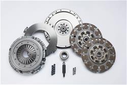 Clutch Kit, Dyna Max Organic, Dual, 1.250 in. - 10-spline, Organic Disc, Pressure Plate, Flywheel, Ford, 7.3L Diesel, Kit