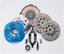 Clutch Kit, Super Street Dual Disc, 1.250 in. - 10-spline, Ceramic Disc, Pressure Plate, Flywheel, Dodge, 5.9L Diesel, Kit