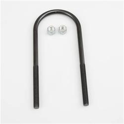 U-Bolt, Steel, Black Painted, 5/8 in. Diameter, Round-Style, Each