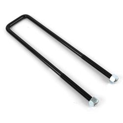 U-Bolt, Steel, Black Painted, 5/8 in. Diameter, Square-Style, Each