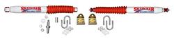 Steering Stabilizer, White, Red Boot, Dual, Jeep, Kit
