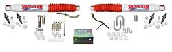 Steering Damper Kit; Steering Stabilizer; Dual Kit; Incl. Pr. Hydro 7000 Steering Stabilizers w/Red Boots; Mou