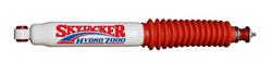 Steering Stabilizer Cylinder, White, Red Boot, Single, Cadillac, Chevy, GMC, Hummer, Jeep, Pickup, SUV, Each