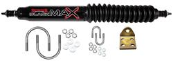 Steering Stabilizer, Black Max, Single, Black Boot, Chevy, Dodge, Ford, Kit