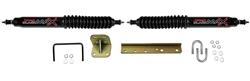 Steering Stabilizers, Dual Parallel, Lifted Ride Height, 3.00 in. Raised Amount, Mounting Brackets, Black, Ford, Mazda, Kit