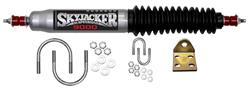 Steering Stabilizer, Silver, Black Boot, Single, Chevy, Dodge, Ford, GMC, International, Jeep, Plymouth, Kit